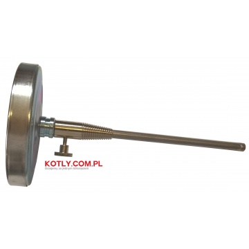Termometr bimetaliczny RT80 do pomiaru temperatury spalin 300 mm
