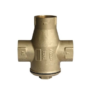 3-way thermic valve 25mm (1 inch) REGULUS TSV3B 65°C with automatic bypass balancing