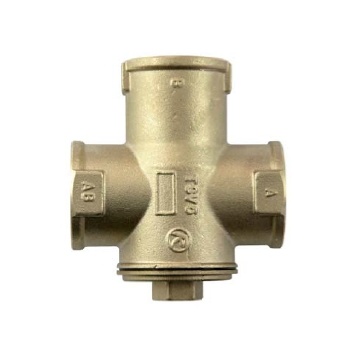 3-way thermic valve 32mm (5/4 inch) REGULUS TSV5B 45°C with automatic bypass balancing