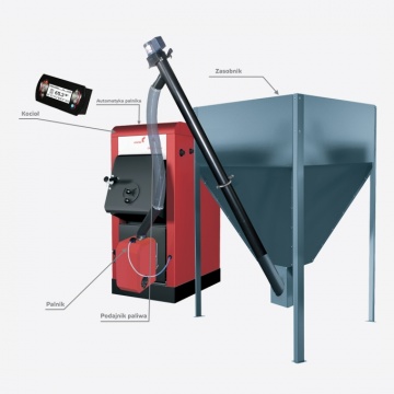 Boiler for pellets Orligno 100 - 16 kW