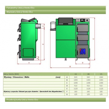 Boiler Moderator Unica Vento Eko 25 kW