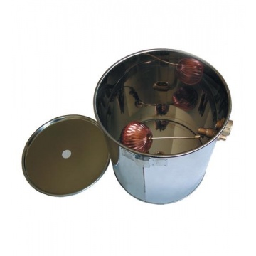 Stainless expansion vessel round universal 20 L