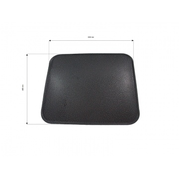 Universelles Kesselblech für Küchenherd schwarz 600 mm x 480 mm