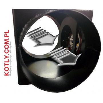 Extraction ventilator ZIDER (casing + fan WC170.2) 300 mm