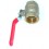 Ball valve with handle - 1 1/2 "
