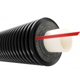 Pre-insulated single pipe DELTA PEX HEAT UNO 50/160 + HELA H PN6 2x2"