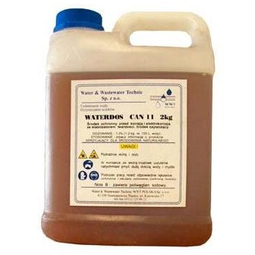 Anti-corrosion and anti-scaling liquid WATERDOS CAN11 2kg (for central heating instalations)