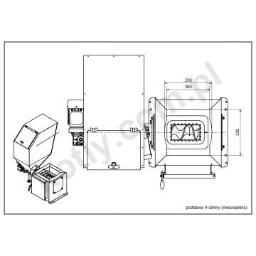 Conversion kit PROSAT 3 class for Viadrus U22, U26 boiler - 4 segments