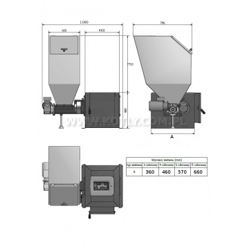 Conversion kit PROSAT 3 class for Viadrus U22, U26 boiler - 6 segments