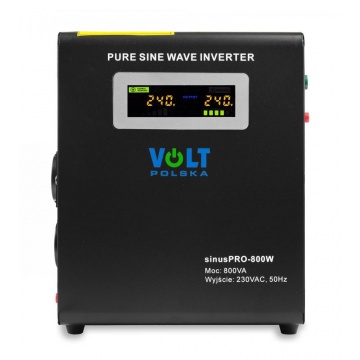 Wechselrichter VOLT SINUS PRO 800 W mit einer reinen Sinuswelle und UPS Funktion