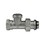 Lockshield valve Honeywell V2430D0015 - straight