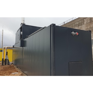 Outdoor container boiler room 40ft - 300 kW