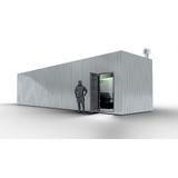 Outdoor container boiler room 40ft - 150 kW