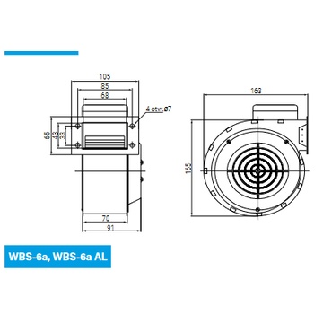 Ventilátor WBS-6A