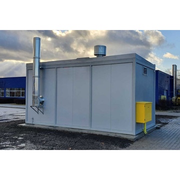 Outdoor container boiler room for Gas