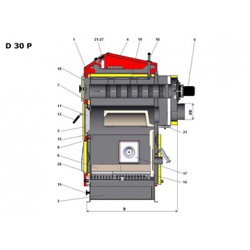 Pellets Boiler ATMOS D 30P - 30 kW