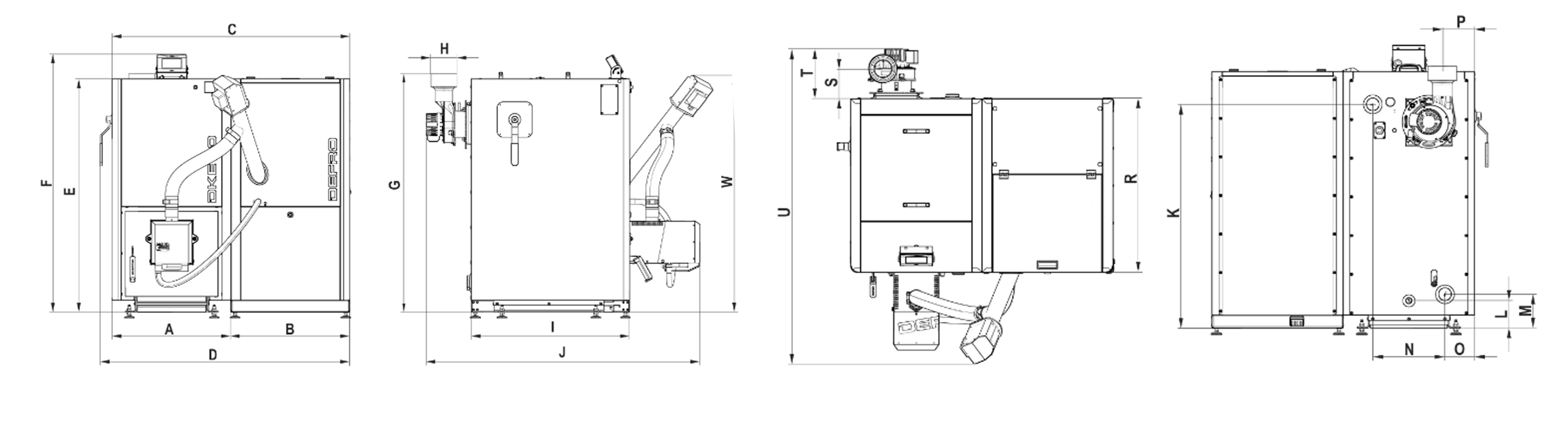 Kocioł ekologiczny na pellet Defro Kompakt EkoPell