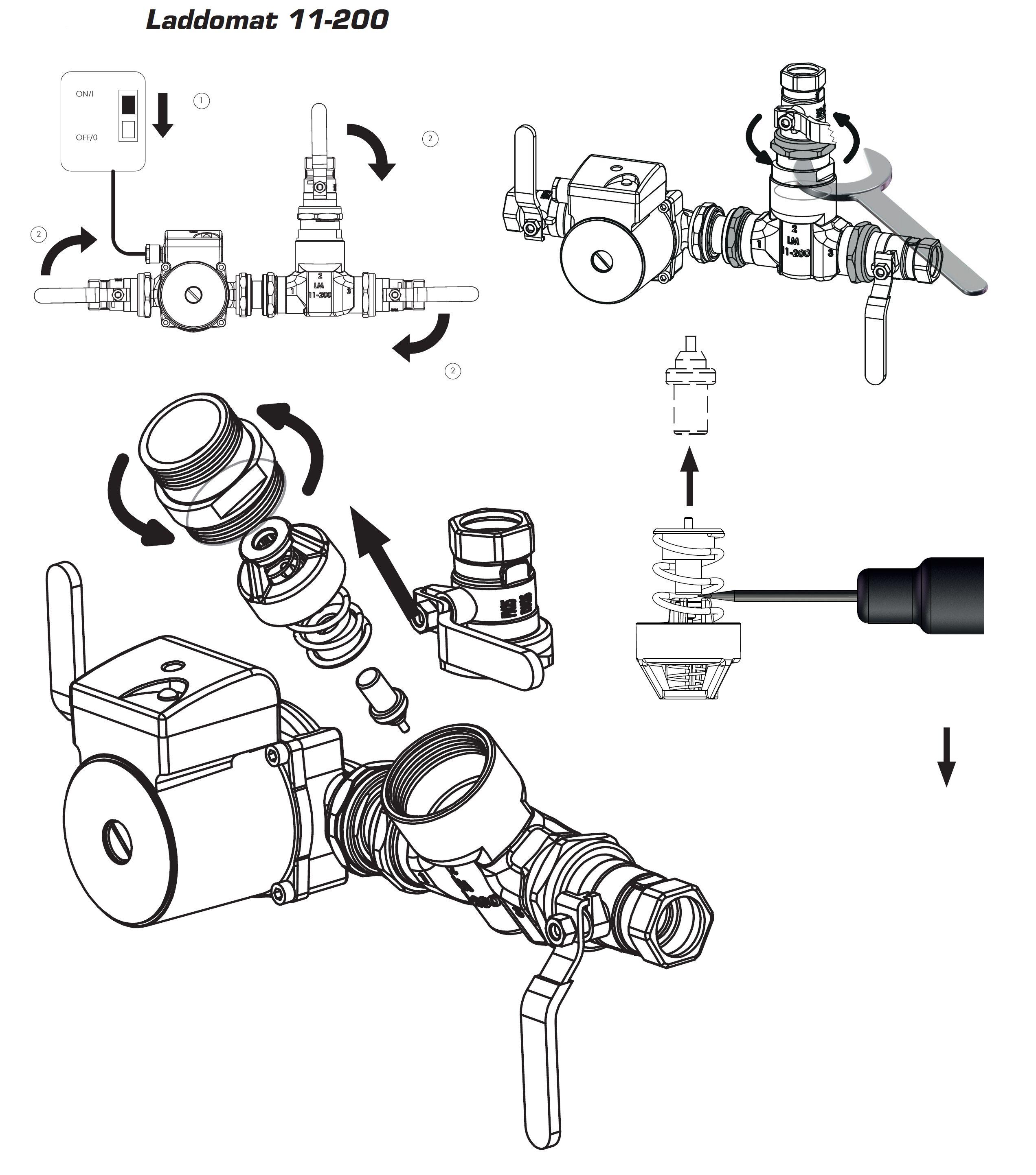 Termostatický ventil 11-200 - výměna vložky
