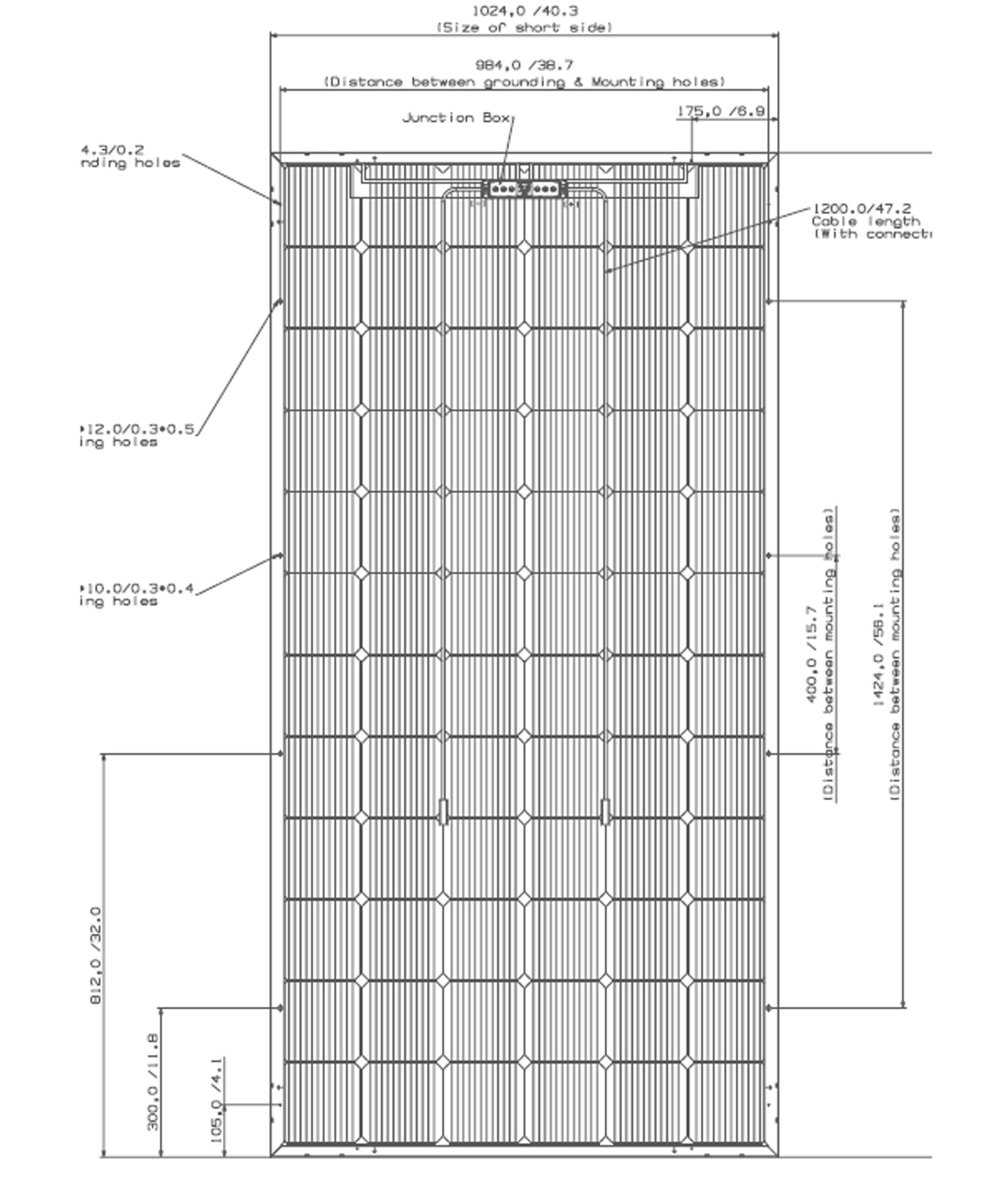 Wymiary EXE SOLAR